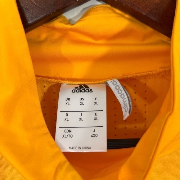 adidas juventus yellow long sleeve warm up jersey mock neck climacool - Picture 9 of 9